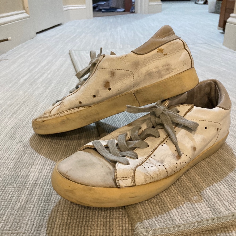 Golden Goose leather Superstar Sneakers, Size 39